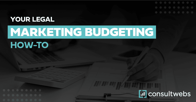 Optimize legal marketing strategies with Consultwebs, depicted in a professional, finance-focused banner.