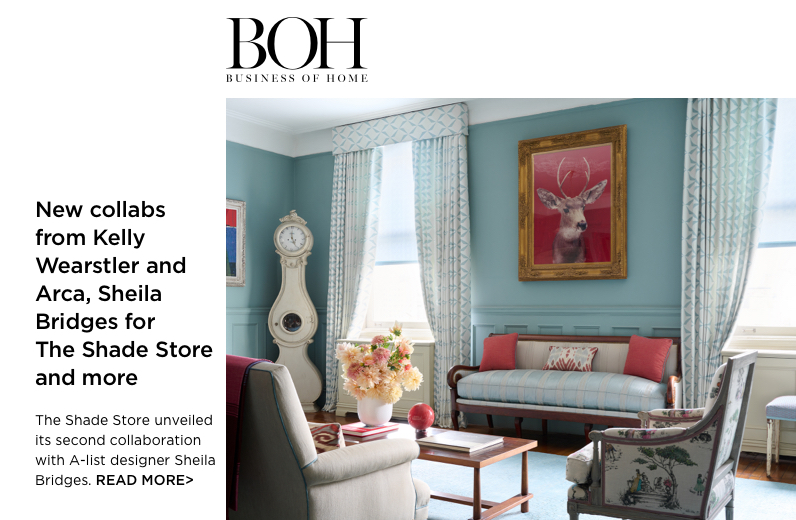 The Shade Store featured in Business of Home December 2022