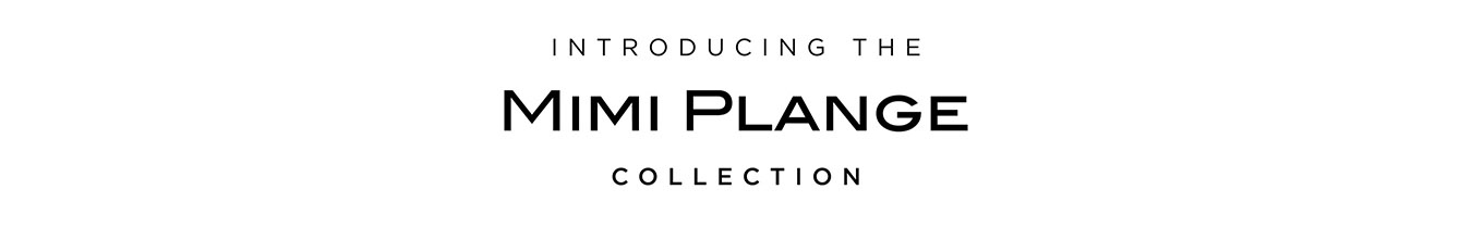 Logo image with text of Introducing the Mimi Plange Collection