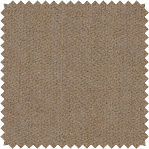 A swatch of Holland & Sherry Wool Flannel in Caramel shows a brushed finish and rich golden brown ideal for neutral curtains
