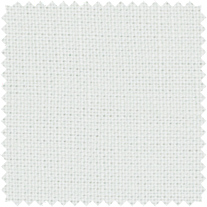 A swatch of Linen in Ivory shows a warm, soft white fabric with natural texture characteristic of Linen