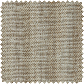 A swatch of Luxe Linen in Flax shows a warm sandy color and soft texture ideal for bedroom window treatment ideas