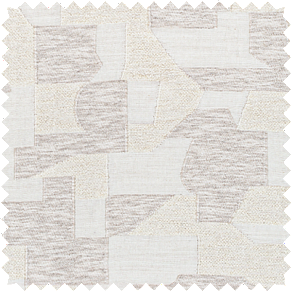 A swatch of Martyn Lawrence Bullard's Andreas in Parchment shows a subtle pattern in a neutral color