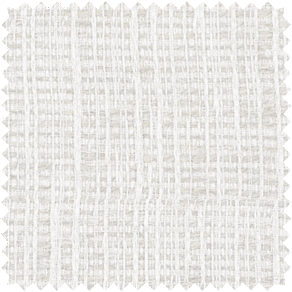 A swatch of Shoreline in Frost shows a highly textured fabric in a cool off-white color ideal for neutral curtains