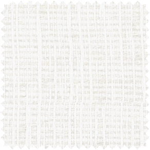 A swatch of Shoreline in Pearl shows an off white color with texture and a loose weave that make it ideal as nursery curtains