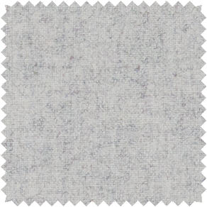 A swatch of Wool Blend in Fleece shows a soft texture and cool light grey color ideal for versatile neutral curtains