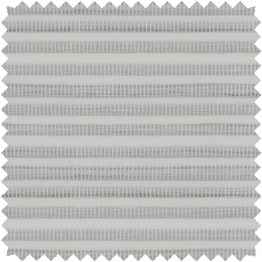 A swatch of Mesa Verde in Mist for woven shades shows the woven, natural texture and soft grey color