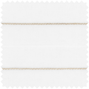A swatch of Sahara Stripe in Desert shows the subtle horizontal stripe that offers a touch of visual interest to the design
