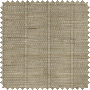 A swatch of Artisan Weaves Laguna in Tan shows tightly woven natural fibers in a sandy color for a beach bungalow-inspired look